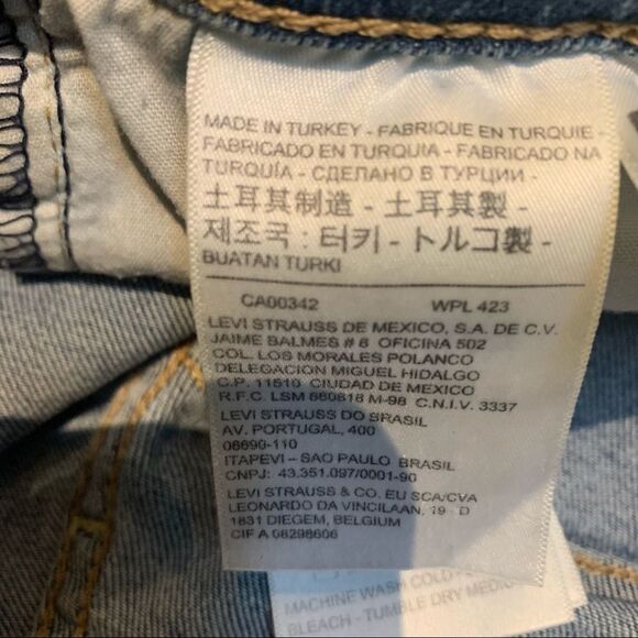 Levi’s Mile high super skinny Jeans Sz 28 - Picture 9 of 10